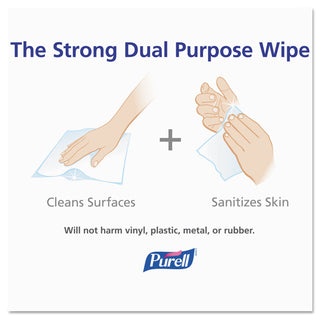 PURELL® Hand Sanitizer Wipes Wall Mount Dispenser, 1200/1500 Wipe Capacity, White (GOJ901901)