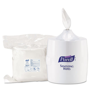 PURELL® Hand Sanitizer Wipes Wall Mount Dispenser, 1200/1500 Wipe Capacity, White (GOJ901901)