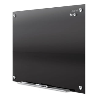 Quartet® Infinity Black Glass Magnetic Marker Board, 72 x 48 (QRTG7248B)