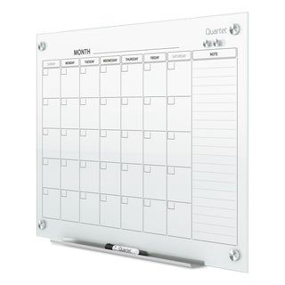 Quartet® Infinity Magnetic Glass Calendar Board, 48 x 36 (QRTGC4836F)