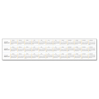 AT-A-GLANCE® WallMates Self-Adhesive Dry Erase Monthly Planning Surfaces, 36 x 24, White/Gray/Orange Sheets, Undated (AAGAW602028)