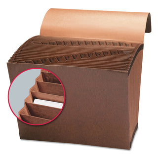 Smead™ TUFF Expanding Files, 31 Sections, 1/31-Cut Tab, Letter Size, Redrope (SMD70367)