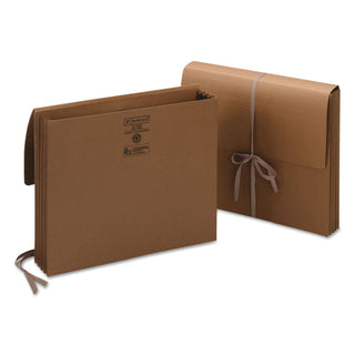 Smead™ Redrope Expanding Wallets, 3.5" Expansion, 1 Section, Letter Size, Redrope, 10/Box (SMD71053BX)