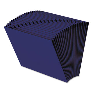 Smead™ Heavy-Duty Indexed Expanding Open Top Color Files, 21 Sections, 1/21-Cut Tab, Letter Size, Navy Blue (SMD70720)