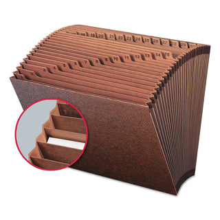 Smead™ TUFF Expanding Files, 31 Sections, 1/31-Cut Tab, Letter Size, Redrope (SMD70467)
