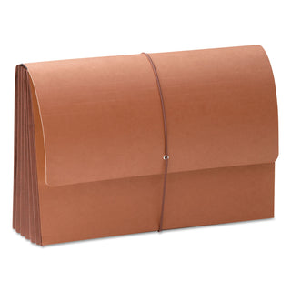Smead™ TUFF Expanding Wallets w/ Elastic Cord, 5.25" Expansion, 1 Section, Legal Size, Redrope (SMD71166)