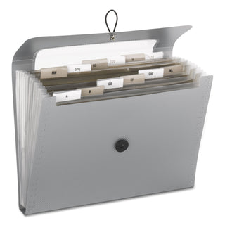 Smead™ Step Index Organizer, 12 Sections, 1/6-Cut Tab, Letter Size, Silver (SMD70903) (SMD70903)