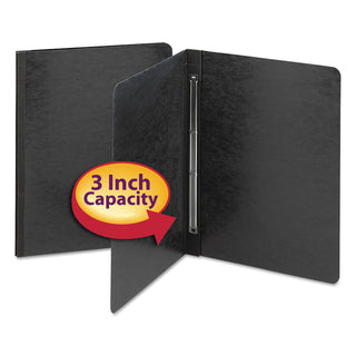 Smead™ Side Opening Press Guard Report Cover, Prong Fastener, Letter, Black (SMD81152)