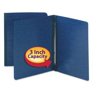 Smead™ Side Opening Press Guard Report Cover, Prong Fastener, Letter, Dark Blue (SMD81352)