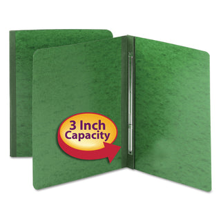 Smead™ Side Opening Press Guard Report Cover, Prong Fastener, Letter, Green (SMD81452)