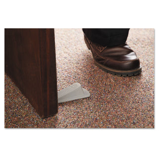 Master Caster® Big Foot Doorstop, No Slip Rubber Wedge, 2 1/4w x 4 3/4d x 1 1/4h, Beige (MAS00900)