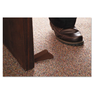 Master Caster® Big Foot Doorstop, Brown, 2w x 4 1/2l x 1 1/4h (MAS00920)