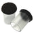 Master Caster® Like New Solutions, Floor Savers, Round, 1.38" Diameter, Clear/Gray, 8/Pack (MAS88450)