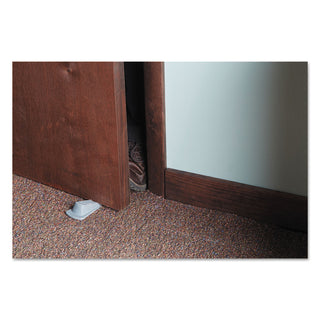 Master Caster® Big Foot Doorstop, No Slip Rubber Wedge, 2.25w x 4.75d x 1.25h, Gray, 2/Pack (MAS00972)
