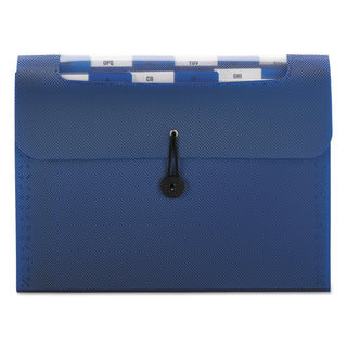Smead™ Step Index Organizer, 12 Sections, 1/6-Cut Tab, Letter Size, Navy (SMD70902)