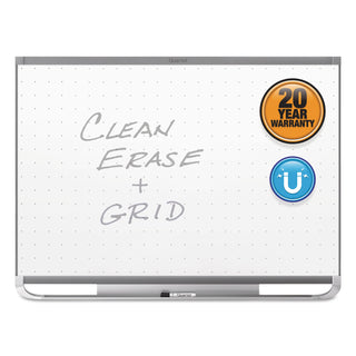 Quartet® Prestige 2 Magnetic Total Erase Whiteboard, 48 x 36, Graphite Frame (QRTTEM544G)