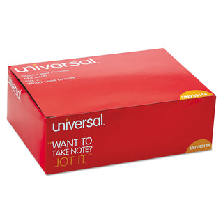 Universal® #2 Woodcase Pencil, HB (#2), Black Lead, Yellow Barrel, 144/Box (UNV55144)