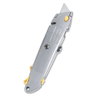Stanley® Quick-Change Utility Knife w/Retractable Blade & Twine Cutter, Gray (BOS10499BX)
