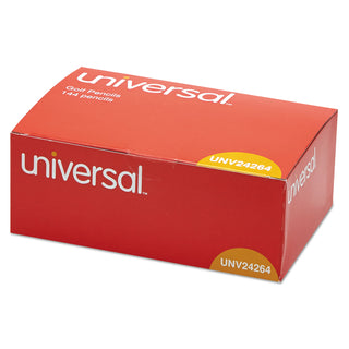 Universal® Golf and Pew Pencil, HB (#2), Black Lead, Yellow Barrel, 144/Box (UNV24264)