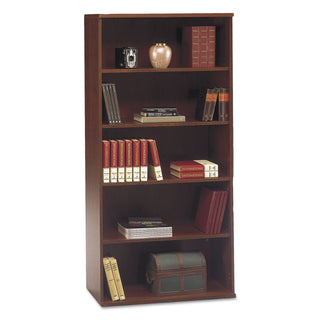 Bush® Series C Collection 36W 5 Shelf Bookcase, Hansen Cherry (BSHWC24414)