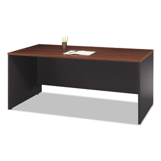 Bush® Series C Collection 72W Desk Shell, 71.13w x 29.38d x 29.88h, Hansen Cherry/Graphite Gray (BSHWC24436)