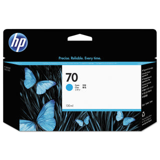 HP 70 Cyan Ink Cartridge ,Model C9452A ,Page Yield 1650 (HEWC9452A)