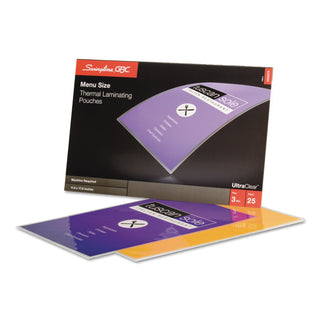 GBC® UltraClear Thermal Laminating Pouches, 3 mil, 11.5" x 17.5", Gloss Clear, 25/Pack (GBC3200579)