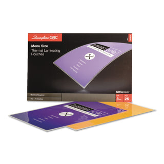 GBC® UltraClear Thermal Laminating Pouches, 3 mil, 11.5" x 17.5", Gloss Clear, 25/Pack (GBC3200579)