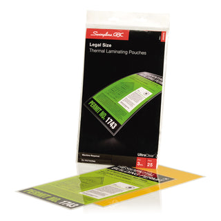GBC® UltraClear Thermal Laminating Pouches, 3 mil, 9" x 14.5", Gloss Clear, 25/Pack (GBC3200578)