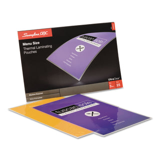 GBC® UltraClear Thermal Laminating Pouches, 3 mil, 11.5" x 17.5", Gloss Clear, 25/Pack (GBC3200579)