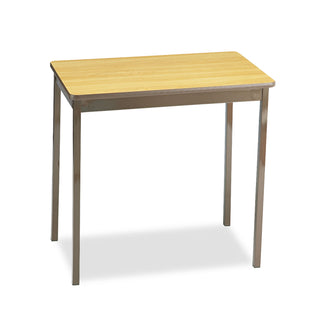 Barricks Utility Table, Rectangular, 30w x 18d x 30h, Oak/Brown (BRKUT183030LQ)