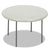 Iceberg IndestrucTables Too 1200 Series Resin Folding Table, 48 dia x 29h, Platinum (ICE65243)