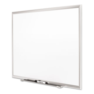 Quartet® Classic Series Porcelain Magnetic Board, 36 x 24, White, Silver Aluminum Frame (QRT2543)
