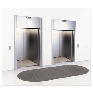 Guardian EcoGuard Diamond Floor Mat, Double Fan, 36 x 96, Charcoal (MLLEGDDF030804)