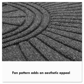 Guardian EcoGuard Diamond Floor Mat, Single Fan, 36 x 72, Charcoal (MLLEGDSF030604)
