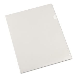 Universal® Project Folders, Letter Size, Clear, 25/Pack (UNV81525)