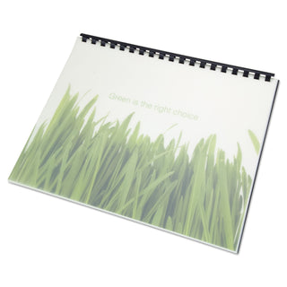 GBC® 100% Recycled Poly Binding Cover, 11 x 8 1/2, Frost, 25/Pack (GBC25817)