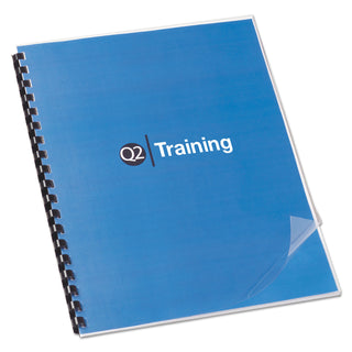 GBC® Clear View Presentation Binding System Cover, 11 x 8 1/2, Clear, 100/Box (GBC2000041)