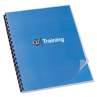 GBC® Clear View Presentation Binding System Cover, 11 x 8 1/2, Clear, 100/Box (GBC2020025)