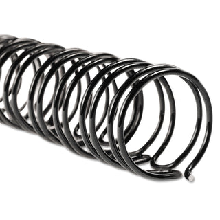 GBC® WireBind Spines, 3/8" Diameter, 85 Sheet Capacity, Black, 100/Box (GBC9775018)