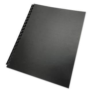 GBC® 100% Recycled Poly Binding Cover, 11 x 8 1/2, Black, 25/Pack (GBC25818)