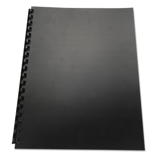 GBC® 100% Recycled Poly Binding Cover, 11 x 8 1/2, Black, 25/Pack (GBC25818)