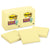 Post-it® Pads in Canary Yellow, 3" x 3", 90 Sheets/Pad, 12 Pads/Pack (MMM65412SSCY)