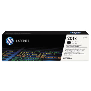 HP 201X, (CF400X) High Yield Black Original LaserJet Toner Cartridge (HEWCF400X)