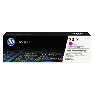 HP 201X, (CF403X) High Yield Magenta Original LaserJet Toner Cartridge (HEWCF403X)