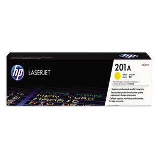 HP 201A, (CF402A) Yellow Original LaserJet Toner Cartridge (HEWCF402A)