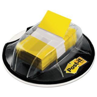 Post-it® Page Flags in Desk Grip Dispenser, 1 x 1 3/4, Yellow, 200/Dispenser (MMM680HVYW)