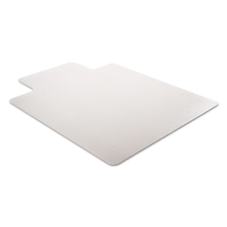 deflecto® SuperMat Frequent Use Chair Mat, Med Pile Carpet, Flat, 36 x 48, Lipped, Clear (DEFCM14113)