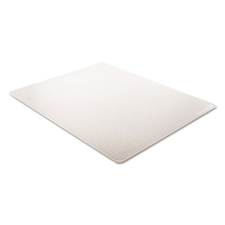 deflecto® RollaMat Frequent Use Chair Mat, Medium Pile Carpet, Flat, 46 x 60, Rectangle, Clear (DEFCM15443F)