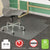 deflecto® SuperMat Frequent Use Chair Mat, Med Pile Carpet, Flat, 36 x 48, Lipped, Clear (DEFCM14113)